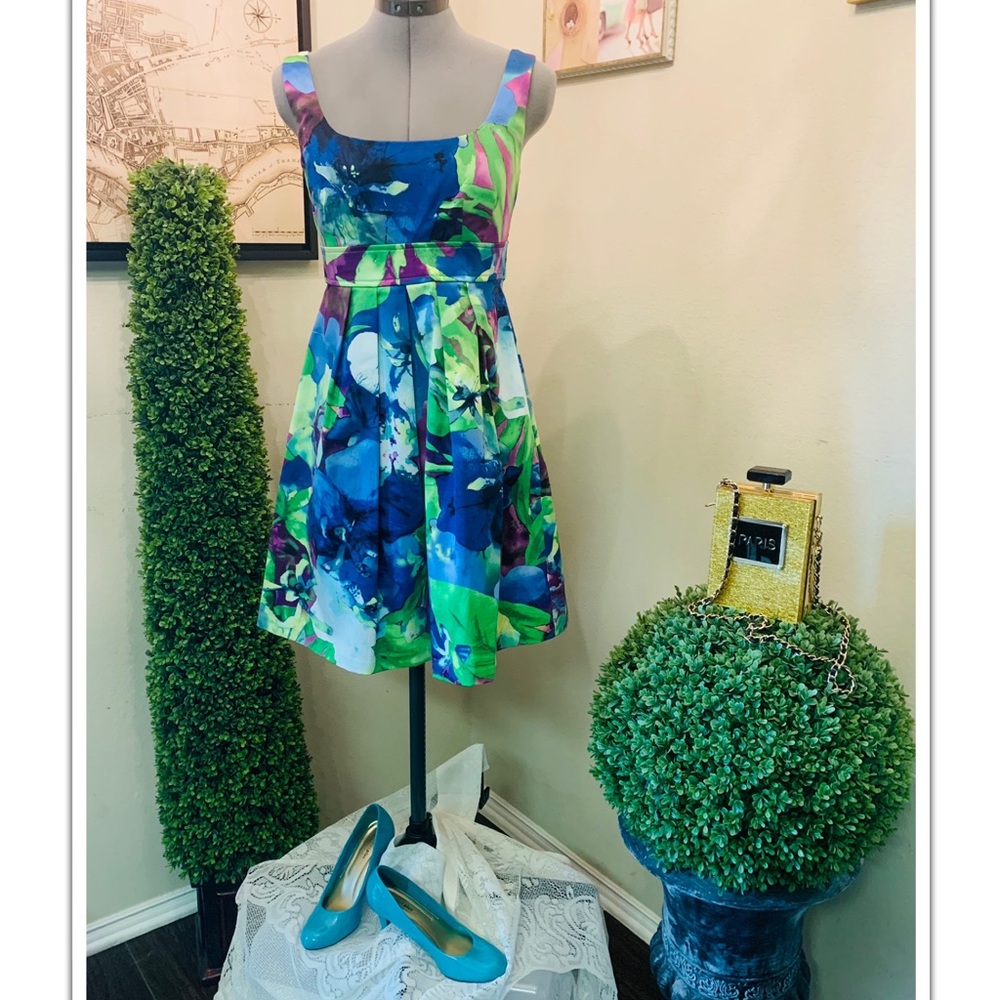 Babydoll Watercolor Dress